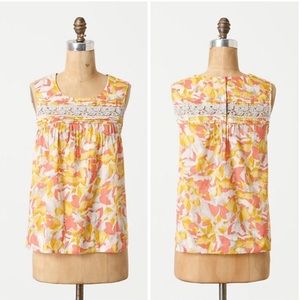 🌸 Anthropologie floral top 🌸